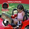 imageBest Choice Products Kids 12V Ride On Truck Battery Powered Toy Car wSpring Suspension Remote Control 3 Speeds LED Lights Bluetooth  BlackRed