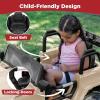 imageBest Choice Products Kids 12V Ride On Truck Battery Powered Toy Car wSpring Suspension Remote Control 3 Speeds LED Lights Bluetooth  BlackSand
