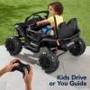 imageBest Choice Products Kids 24V 2Seater Electric Ride On UTV Officially Licensed Honda Talon wParent Control LED Lights Bluetooth  Lime GreenBlack