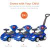 imageBest Choice Products Kids 3in1 Push and Pedal Car Toddler Ride On wHandle Horn Music  BlueBlue