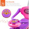 imageBest Choice Products Kids 3in1 Push and Pedal Car Toddler Ride On wHandle Horn Music  BluePink