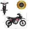 imageBest Choice Products Kids 6V Ride On Motorcycle wTreaded Tires Working Headlights 2mph Top Speed Training Wheels Realistic Sounds Music Battery Charger  GreenBlack