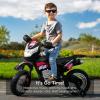 imageBest Choice Products Kids 6V Ride On Motorcycle wTreaded Tires Working Headlights 2mph Top Speed Training Wheels Realistic Sounds Music Battery Charger  GreenBlack