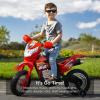 imageBest Choice Products Kids 6V Ride On Motorcycle wTreaded Tires Working Headlights 2mph Top Speed Training Wheels Realistic Sounds Music Battery Charger  GreenRed