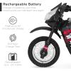 imageBest Choice Products Kids 6V Ride On Motorcycle wTreaded Tires Working Headlights 2mph Top Speed Training Wheels Realistic Sounds Music Battery Charger  GreenBlack