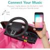 imageBest Choice Products Kids 6V Ride On Truck wParent Remote Control 3 Speeds LED Lights PinkPink