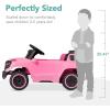 imageBest Choice Products Kids 6V Ride On Truck wParent Remote Control 3 Speeds LED Lights PinkPink