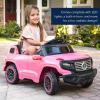 imageBest Choice Products Kids 6V Ride On Truck wParent Remote Control 3 Speeds LED Lights PinkPink
