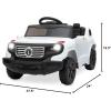 imageBest Choice Products Kids 6V Ride On Truck wParent Remote Control 3 Speeds LED Lights PinkWhite