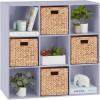 imageBest Choice Products Kids Bookcase 8Cube Storage Organizer 135in Shelf Opening Bookshelf Toy Storage Customizable w 3 Removable Back Panels  SageLavender