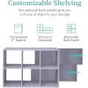 imageBest Choice Products Kids Bookcase 8Cube Storage Organizer 135in Shelf Opening Bookshelf Toy Storage Customizable w 3 Removable Back Panels  SageLavender
