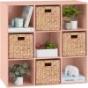 imageBest Choice Products Kids Bookcase 8Cube Storage Organizer 135in Shelf Opening Bookshelf Toy Storage Customizable w 3 Removable Back Panels  SageLight Pink