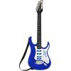 imageBest Choice Products Kids Electric Musical Guitar Play Set Toy Guitar Starter Kit Bundle w 6 Demo Songs Whammy Bar Microphone Amp AUX 2 Sticker Sheets  BlueBlue