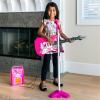 imageBest Choice Products Kids Electric Musical Guitar Play Set Toy Guitar Starter Kit Bundle w 6 Demo Songs Whammy Bar Microphone Amp AUX 2 Sticker Sheets  BlueElectric Blue