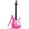 imageBest Choice Products Kids Electric Musical Guitar Play Set Toy Guitar Starter Kit Bundle w 6 Demo Songs Whammy Bar Microphone Amp AUX 2 Sticker Sheets  BluePink