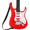 imageBest Choice Products Kids Electric Musical Guitar Play Set Toy Guitar Starter Kit Bundle w 6 Demo Songs Whammy Bar Microphone Amp AUX 2 Sticker Sheets  BlueRed
