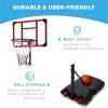 imageBest Choice Products Kids HeightAdjustable Basketball Hoop System Portable Game wWheels Fillable Base 705in to 823in Height705823