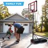 imageBest Choice Products Kids HeightAdjustable Basketball Hoop System Portable Game wWheels Fillable Base 705in to 823in Height705823