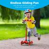 imageBest Choice Products Kids Mini Kick Scooter Toy wLightUp Wheels Height Adjustable TBar Foot Break  BlueRed