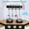 imageBest Choice Products Pretend Play Corner Kitchen Ultimate Interactive Wooden Kids Playset wLights ampamp Sounds Ice Maker Hood  PinkBlack