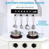 imageBest Choice Products Pretend Play Corner Kitchen Ultimate Interactive Wooden Kids Playset wLights ampamp Sounds Ice Maker Hood  PinkCream