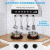imageBest Choice Products Pretend Play Corner Kitchen Ultimate Interactive Wooden Kids Playset wLights ampamp Sounds Ice Maker Hood  PinkFarmhouse White
