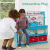 imageBest Choice Products Pretend Play Doctors Office Wooden Medical Center Toy Set for Kids wCarrying Case All Accessories Included Height Measurer 2Piece Costume  BluePink