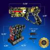 imageBest Choice Products Set of 4 Laser Tag Blasters Rechargeable Infrared Lazer Tag Set ampamp Docking Station No Vests Needed  RedYellowBlueGreenGraffiti Red  Blue  Green   Yellow