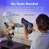 imageBest Choice Products Set of 4 Laser Tag Blasters Rechargeable Infrared Lazer Tag Set ampamp Docking Station No Vests Needed  RedYellowBlueGreenGray  Purple  Red   Blue