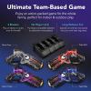 imageBest Choice Products Set of 4 Laser Tag Blasters Rechargeable Infrared Lazer Tag Set ampamp Docking Station No Vests Needed  RedYellowBlueGreenGray  Purple  Red   Blue