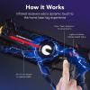 imageBest Choice Products Set of 4 Laser Tag Blasters Rechargeable Infrared Lazer Tag Set ampamp Docking Station No Vests Needed  RedYellowBlueGreenGray  Purple  Red   Blue