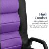 imageBest Choice Products Swivel Gaming Chair 360 Degree Multipurpose Floor Chair Rocker for TV Reading Playing Video Games wLumbar Support Armrest Handles Adjustable Foldable Backrest  BlackBlueBlackPurple