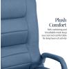 imageBest Choice Products Swivel Gaming Chair 360 Degree Multipurpose Floor Chair Rocker for TV Reading Playing Video Games wLumbar Support Armrest Handles Adjustable Foldable Backrest  BlackBlueDusty Blue