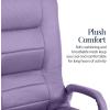 imageBest Choice Products Swivel Gaming Chair 360 Degree Multipurpose Floor Chair Rocker for TV Reading Playing Video Games wLumbar Support Armrest Handles Adjustable Foldable Backrest  BlackBlueLight Purple