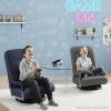 imageBest Choice Products Swivel Gaming Chair 360 Degree Multipurpose Floor Chair Rocker for TV Reading Playing Video Games wLumbar Support Armrest Handles Adjustable Foldable Backrest  BlackBlueLight Purple