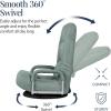 imageBest Choice Products Swivel Gaming Chair 360 Degree Multipurpose Floor Chair Rocker for TV Reading Playing Video Games wLumbar Support Armrest Handles Adjustable Foldable Backrest  BlackBlueSage Green