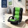 imageBest Choice Products Swivel Gaming Chair 360 Degree Multipurpose Floor Chair Rocker for TV Reading Playing Video Games wLumbar Support Armrest Handles Adjustable Foldable Backrest  BlackBlueBlackGreen