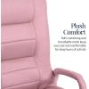 imageBest Choice Products Swivel Gaming Chair 360 Degree Multipurpose Floor Chair Rocker for TV Reading Playing Video Games wLumbar Support Armrest Handles Adjustable Foldable Backrest  BlackBluePink