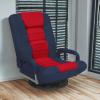 imageBest Choice Products Swivel Gaming Chair 360 Degree Multipurpose Floor Chair Rocker for TV Reading Playing Video Games wLumbar Support Armrest Handles Adjustable Foldable Backrest  BlackBlueBlueRed