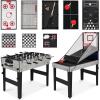 imageBest Choice Products 13in1 Combo Game Table Set for Home Game Room Friends ampamp Family wPing Pong Foosball Basketball Air Hockey Archery Chess Checkers Shuffleboard BowlingGray