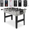 imageBest Choice Products 2x4ft 10in1 Combo Game Table Set for Home Game Room Friends ampamp Family wHockey Foosball Pool Shuffleboard Ping Pong Chess Checkers Bowling and BackgammonGray