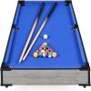 imageBest Choice Products 40in Tabletop Billiard Table Pool Arcade Game Table for Living Room Game Room w 2 Cue Sticks Ball Set Storage BagGray