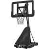 imageBest Choice Products 4410ft Adjustable Regulation Basketball Hoop Portable Goal wShatterproof Backboard Ball Return Base GelCharcoal
