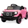 imageBest Choice Products Kids 6V Ride On Truck wParent Remote Control 3 Speeds LED Lights PinkPink