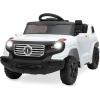imageBest Choice Products Kids 6V Ride On Truck wParent Remote Control 3 Speeds LED Lights PinkWhite