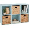 imageBest Choice Products Kids Bookcase 8Cube Storage Organizer 135in Shelf Opening Bookshelf Toy Storage Customizable w 3 Removable Back Panels  SageLight Blue