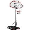 imageBest Choice Products Kids HeightAdjustable Basketball Hoop Portable Backboard Set w 2 Wheels Fillable Base 705in to 823in TallDark RedBlack