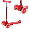 imageBest Choice Products Kids Mini Kick Scooter Toy wLightUp Wheels Height Adjustable TBar Foot Break  BlueRed