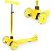 imageBest Choice Products Kids Mini Kick Scooter Toy wLightUp Wheels Height Adjustable TBar Foot Break  BlueYellow