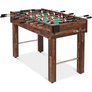 imageBest Choice Products 48in Competition Sized Foosball Table for Home Game Room w 2 Balls 2 Cup HoldersWalnut